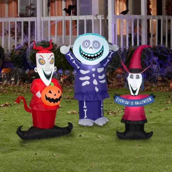4ft. Combo Pack Airblown&reg; Inflatable Halloween Lock, Shock & Barrel {3}