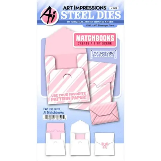 Art Impressions Matchbooks Envelope Die Set {3}