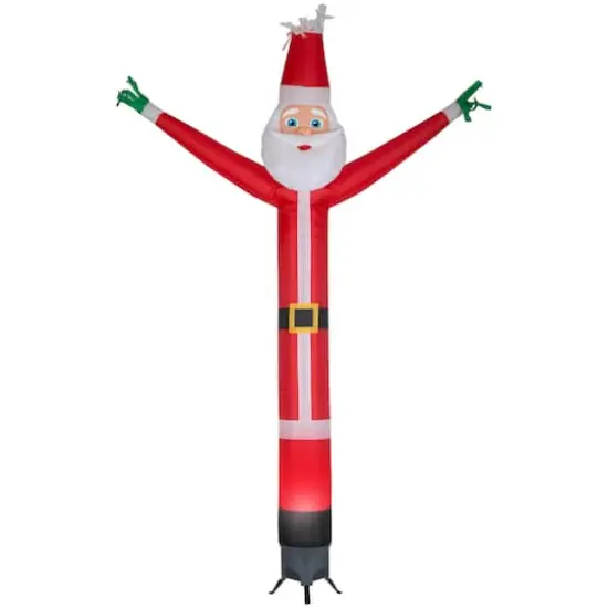 12ft. Animated Airblown&reg; Jolly Jiggler Santa with Internal Spotlight {1}