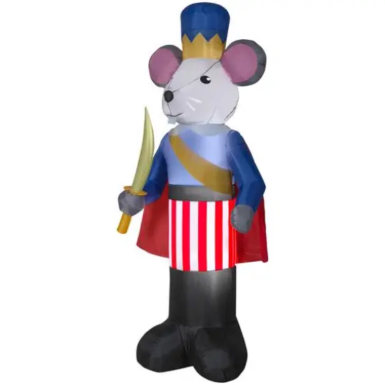 7ft. Airblown&reg; Inflatable Nutcracker Mouse King {1}