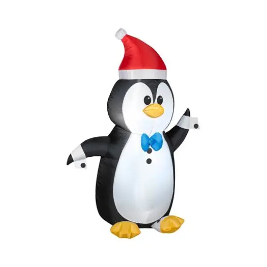 4ft. Airblown&reg; Inflatable Christmas Penguin in Tuxedo {1}