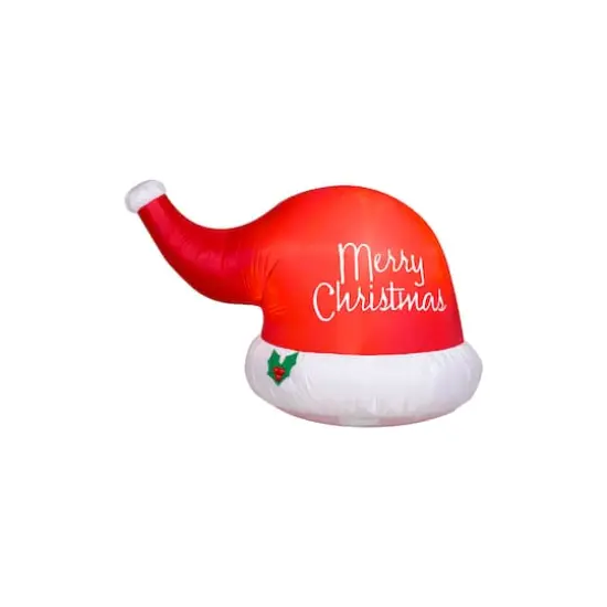 4ft. Airblown&reg; Inflatable Big Santa Hat {1}