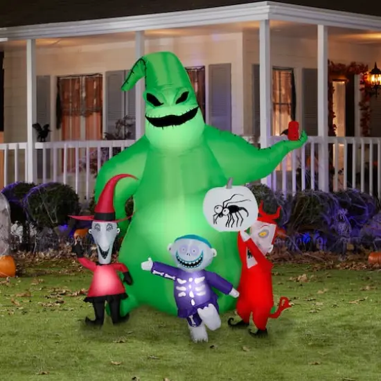 7ft. Airblown&reg; Inflatable Halloween Oogie with Creatures Scene {3}