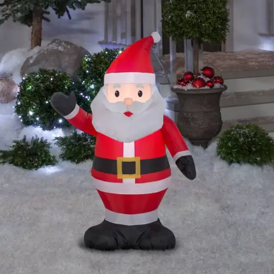 3.5ft. Airblown&reg; Inflatable Santa {3}