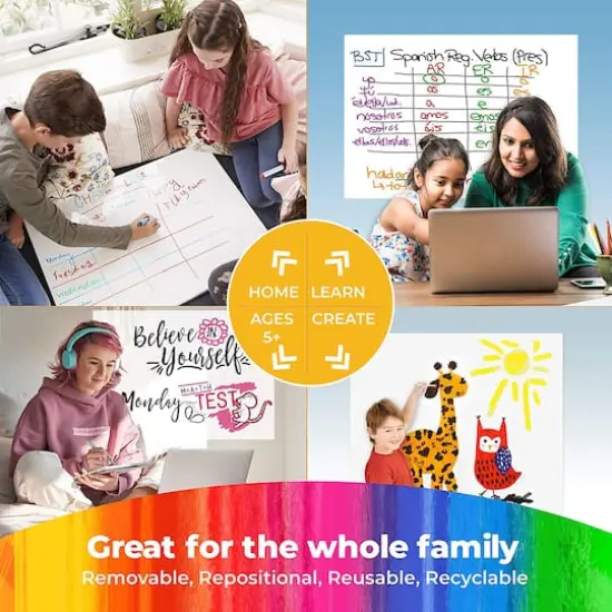 Kids Cling-rite Dry Erase Roll {4}