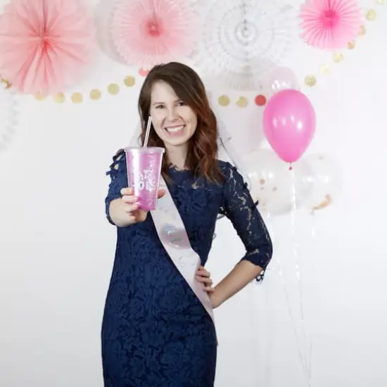 Kate Aspen&reg; Bride To Be Bachelorette Gift Set with Veil and Tumbler {8}