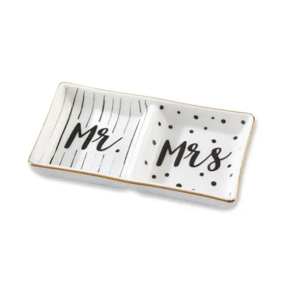 Kate Aspen&reg; Mr. & Mrs. Ring Dish, 2ct. {1}