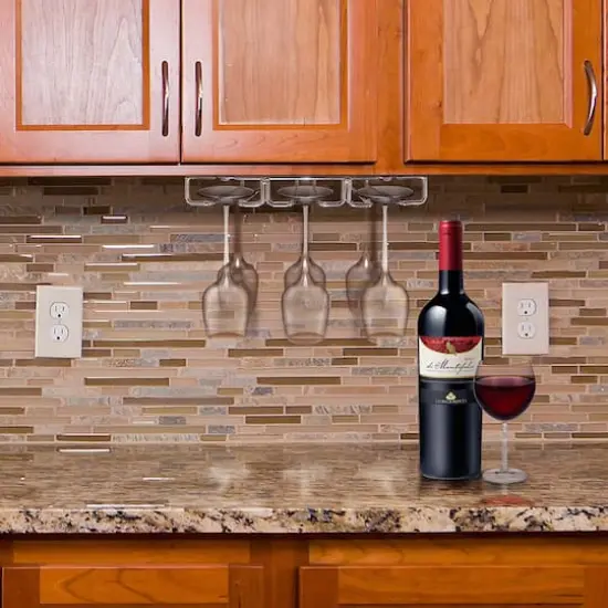 Sorbus Under Cabinet Stemware Rack {3}