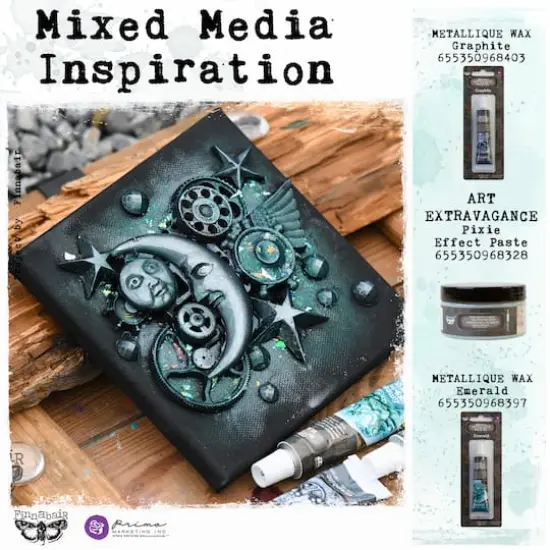 Finnabair&reg; Art Alchemy Metallique Wax, 0.68oz. Graphite {5}