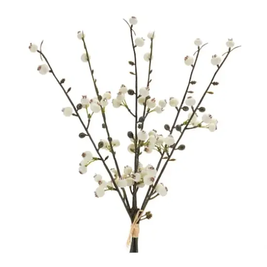 White & Brown Winter Berry Twig Bundle, 6ct. {4}