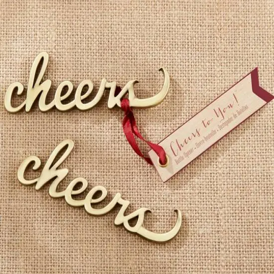 Kate Aspen&reg; Cheers Antique Gold Bottle Opener, 4ct. {3}