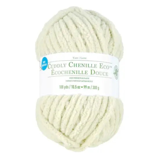 Cuddly Chenille Eco&trade; Yarn by Loops & Threads&trade; Marshmellow {1}