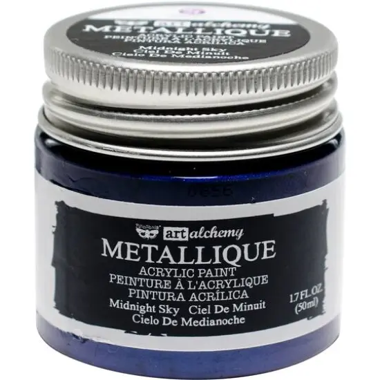 Finnabair&reg; Art Alchemy Metallique Acrylic Paint, 1.7oz. Midnight Sky {1}