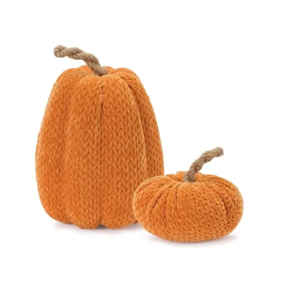 Plush Fabric Pumpkin Set {1}