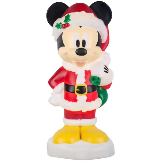 2ft. Lighted Blow Mold Christmas Mickey Mouse {1}