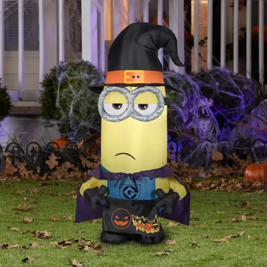 3.5ft. Airblown&reg; Inflatable Halloween Kevin as Witch {3}