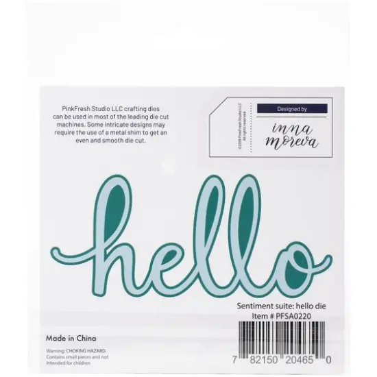 Pinkfresh Studio Mega Hello Die Set {4}