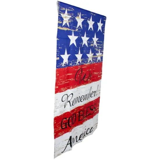 We Remember! Patriotic American Outdoor House Flag {5}