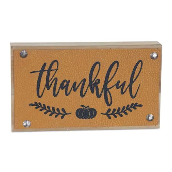 7" Thankful Harvest Sign Set {4}