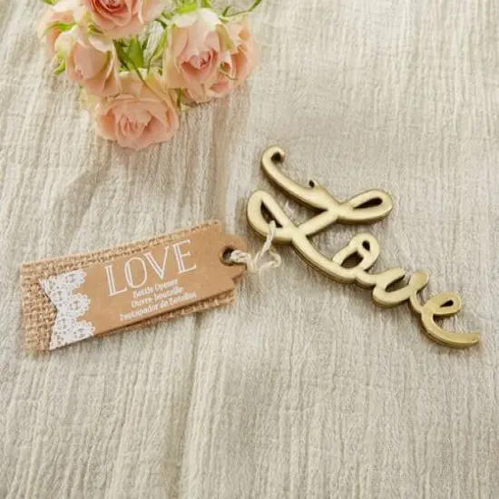 Kate Aspen&reg; Love Antique Gold Bottle Opener, 4ct.  {3}