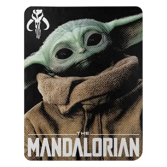Star Wars&trade; The Mandalorian Baby Yoda Fleece Throw {1}