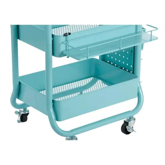 Gramercy Rolling Cart by Simply Tidy&trade; Teal {7}