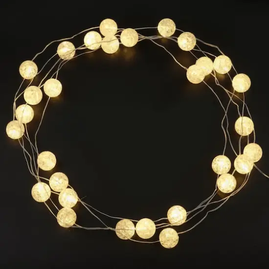 30ct. Crackle Ball LED String Lights by Ashland&trade;  {1}