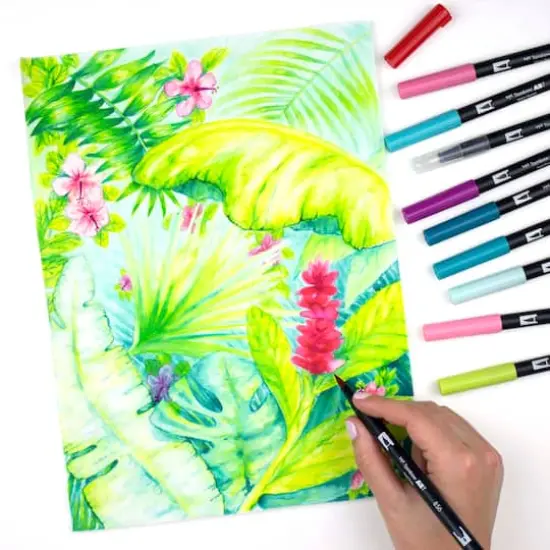 Tombow Tropical Palette Dual Brush Pens {7}