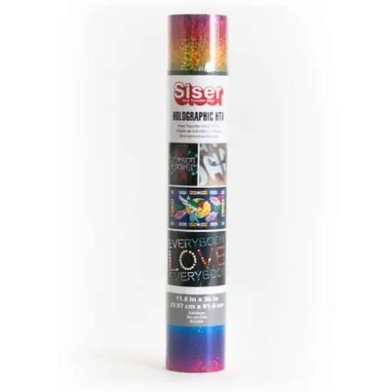 Siser&reg; Holographic Heat Transfer Vinyl, Rainbow {1}