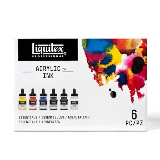 Liquitex&reg; Professional Acrylic&trade; Ink Essential Set {6}