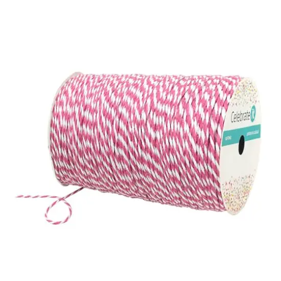 100yd. Twine by Celebrate It&trade; Pink {1}