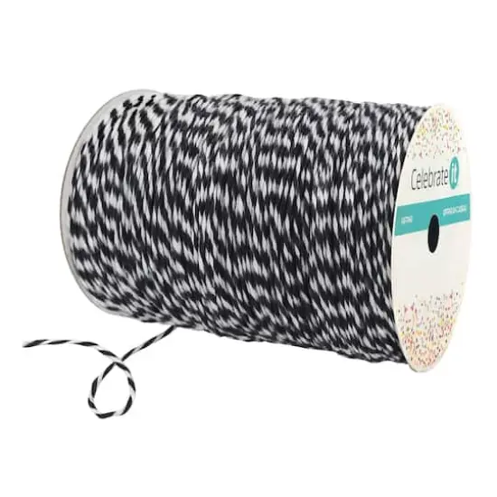 100yd. Twine by Celebrate It&trade; Black {1}