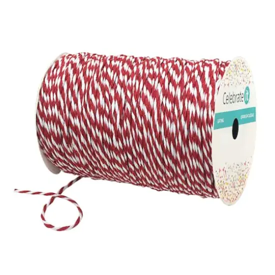 100yd. Twine by Celebrate It&trade; Red {1}