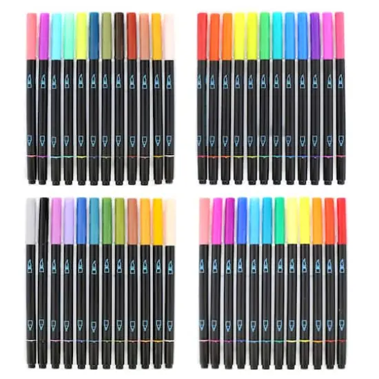 Watercolor 48 Piece Dual-Tip Markers by Artist's Loft&trade; {1}