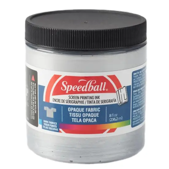 Speedball&reg; Fabric Screen Printing Ink Silver {1}
