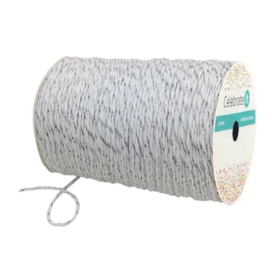 100yd. Twine by Celebrate It&trade; Silver {1}