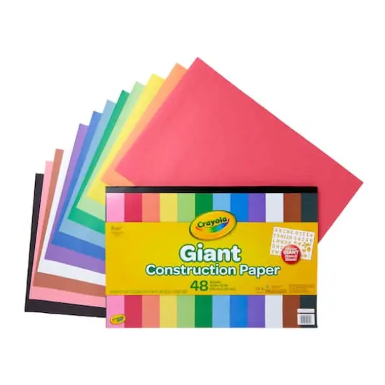 Crayola&reg; Giant Construction Papers with Stencil {4}