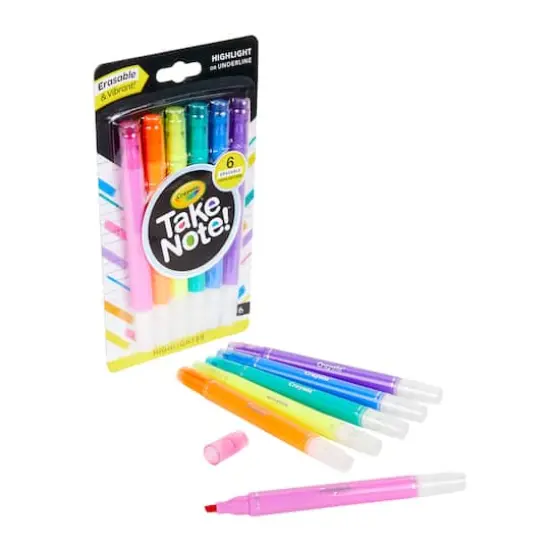 Crayola&reg; Take Note&trade; Erasable Highlighters {4}