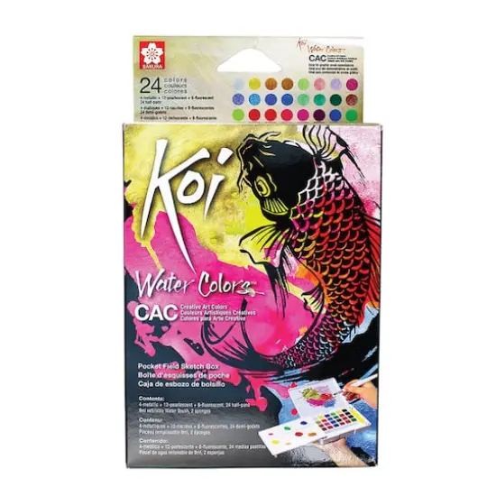 Koi&reg; Water Colors&trade; Pocket Field Sketch Box {4}