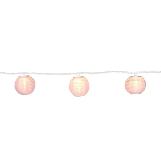 10ct. White Fabric Lantern&nbsp;String Lights By Ashland&trade; {3}