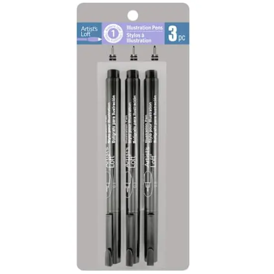 Black Illustration Pens by Artists Loft&trade; {7}