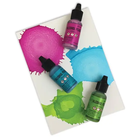 Ranger Tim Holtz&reg; Alcohol Pearl Ink Kit Tranquil/Intrigue/Sublime {4}