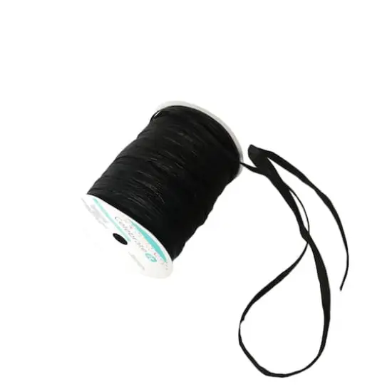 75yd. Raffia Ribbon by Celebrate It&trade; Black {5}