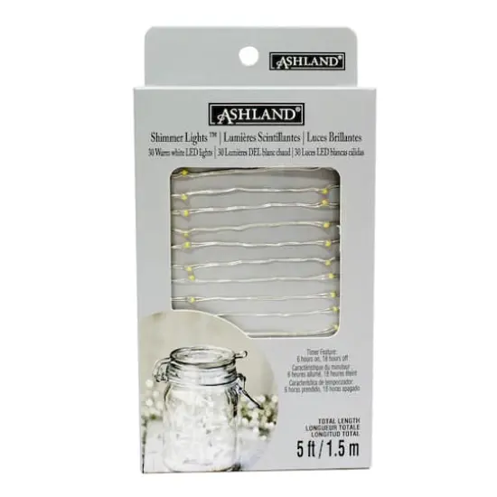 Shimmer Lights&trade; White LED String Lights By Ashland&reg; {5}