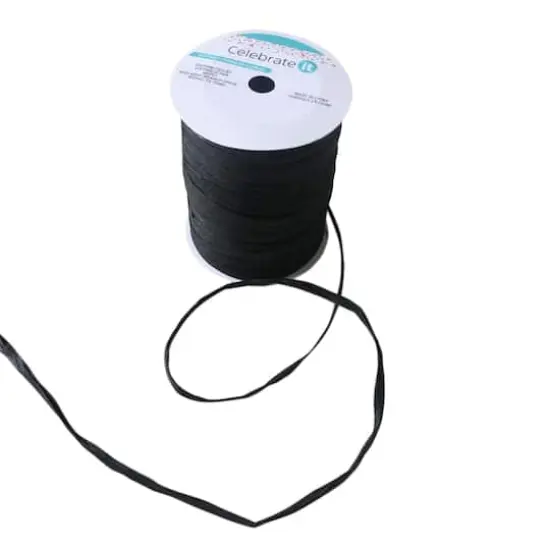 75yd. Raffia Ribbon by Celebrate It&trade; Black {4}