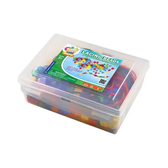 Thames & Kosmos Lacing Beads Math Kit with Activity Cards {1}
