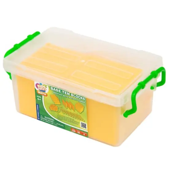 Thames & Kosmos Base Ten Blocks Math Kit with Activity Cards {1}