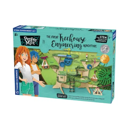 Thames & Kosmos Pepper Mint in the Great Treehouse Engineering Adventure Kit {1}