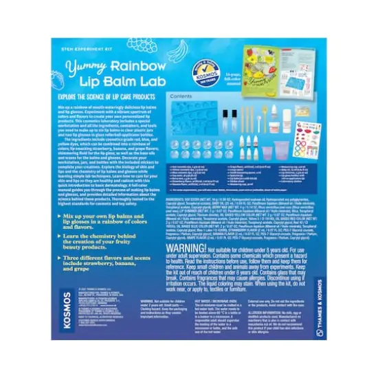 Thames & Kosmos Yummy Rainbow Lip Balm Lab Kit {4}