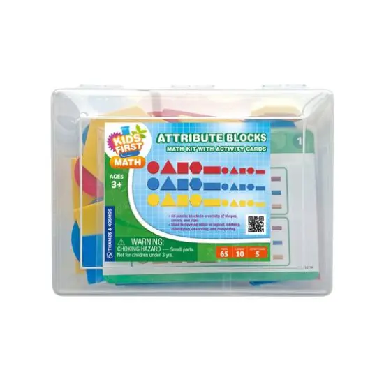 Thames & Kosmos Attribute Blocks Math Kit with Activity Cards {3}